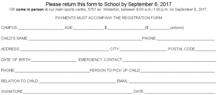 soccer form